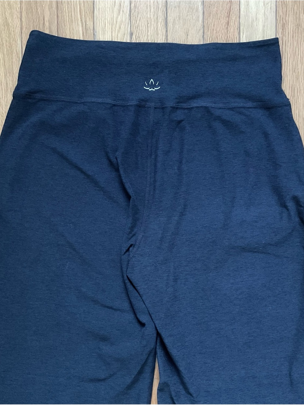 Beyond Yoga Womens Large Spacedye Laid Back Wide Leg Pants Black Casual Workout - Picture 3 of 7